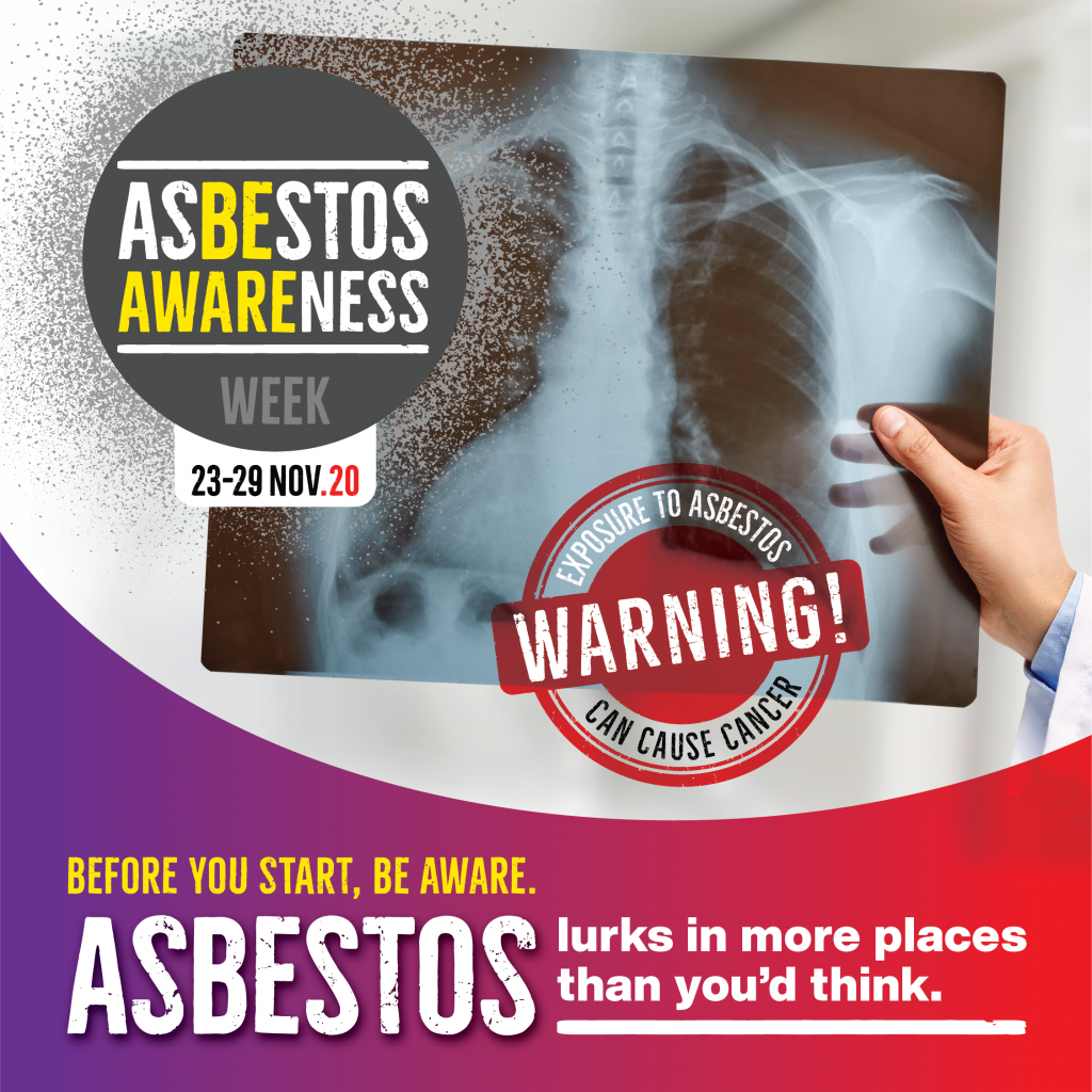 Asbestos Awareness Week 2020 Asbestos lurks in more places than you’d