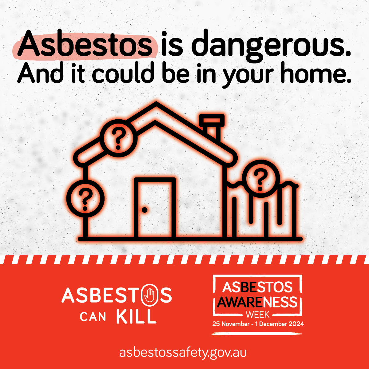 Asbestos is dangerous. And it could be in your home.