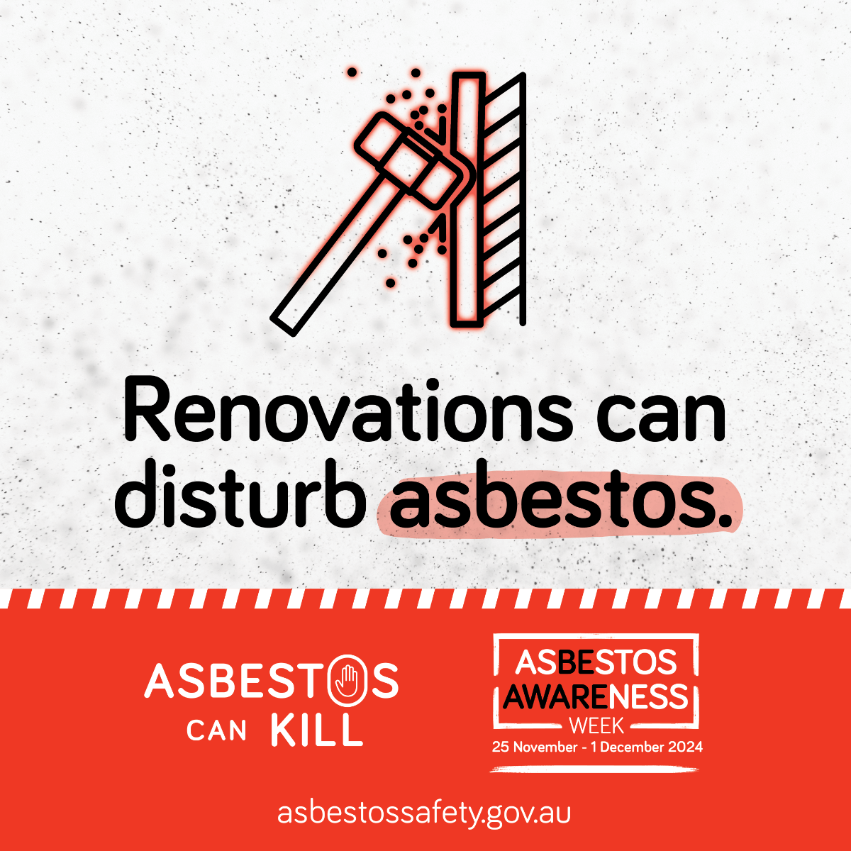 Renovations can disturb asbestos