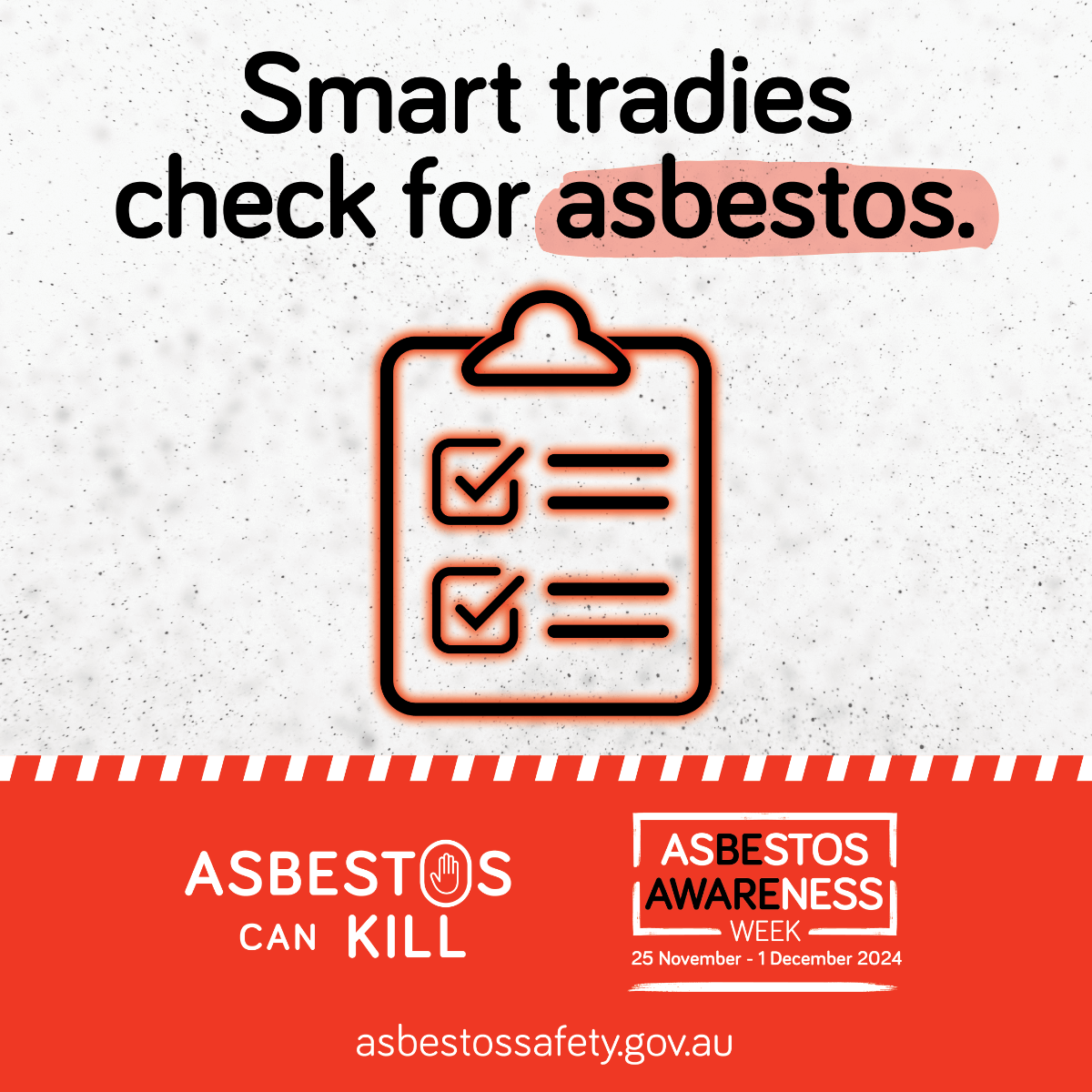 Smart tradies check for asbestos